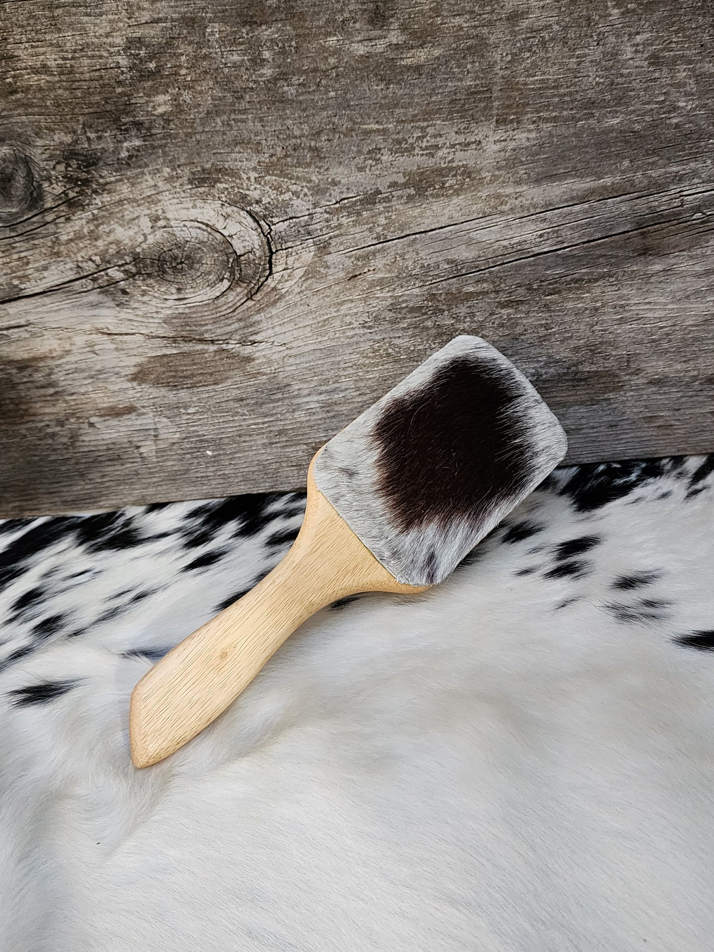 Cowhide Hair Brush