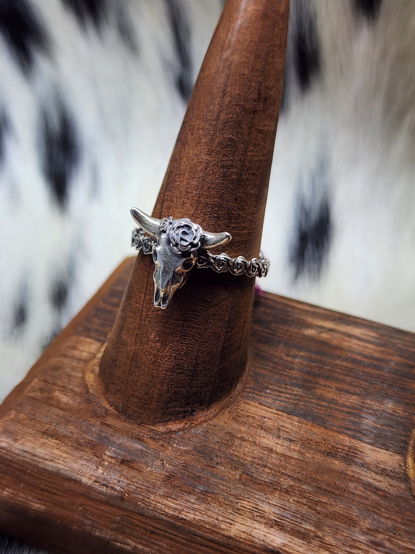 Cow Skull Ring