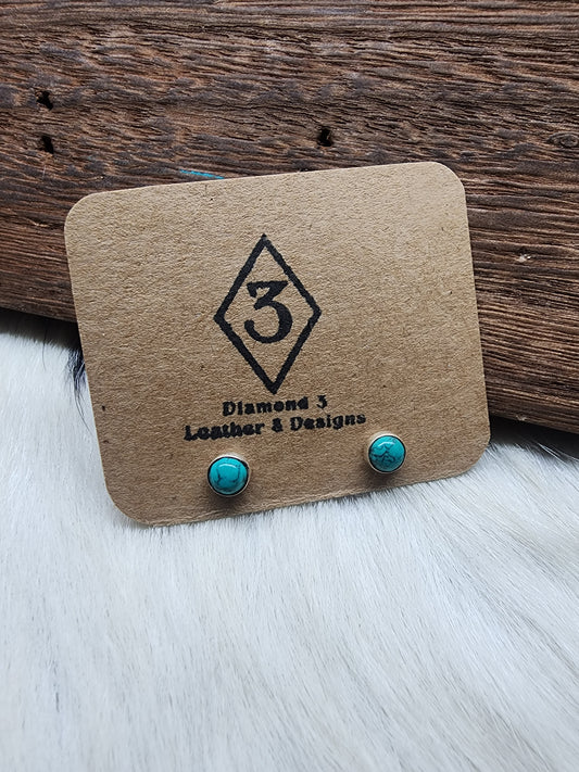 Turquoise Stud Earrings