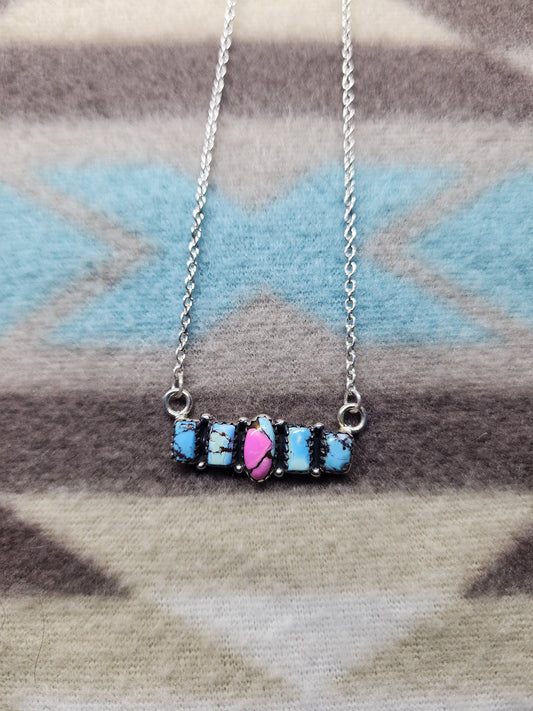 Cotton Candy Turquoise Necklace