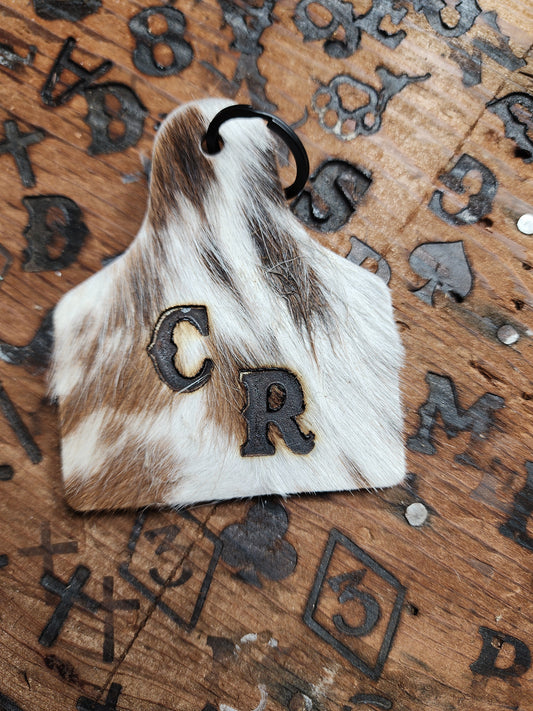 Mini Cattle Tag Keychain