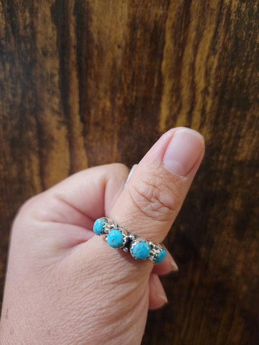 Kingman Turquoise Band Ring