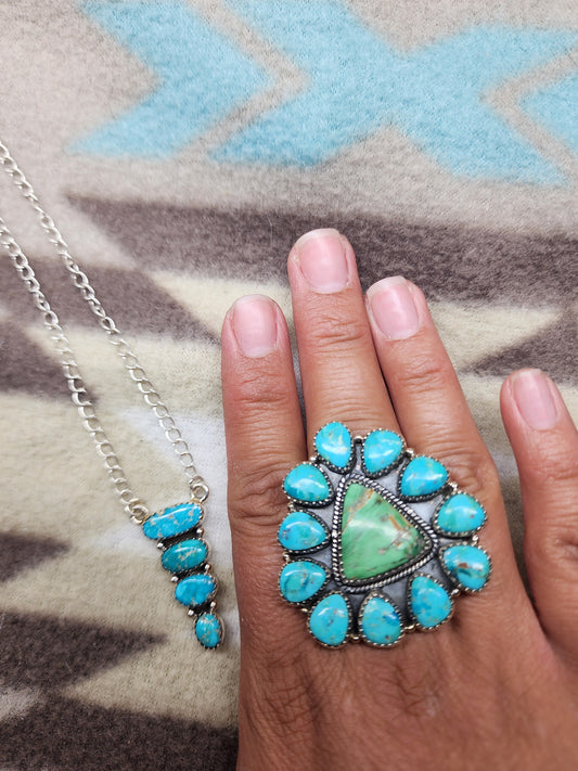 Turquoise Statement Necklace