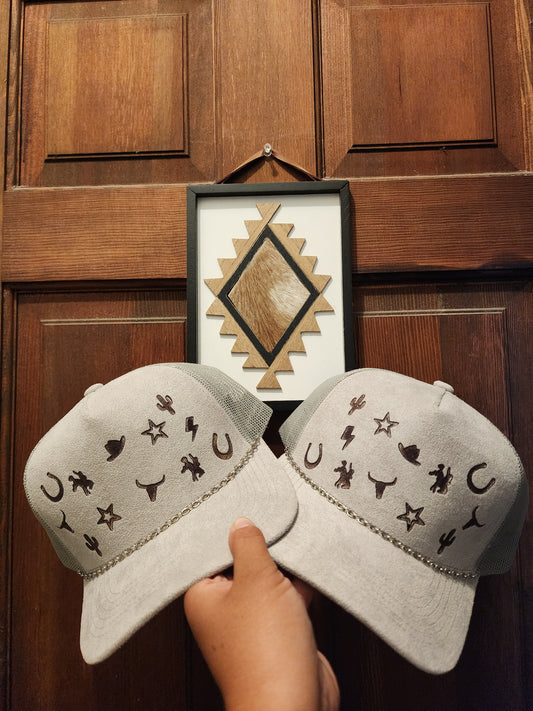 Brand Suede Hat