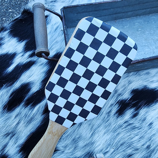 Checkered Hairbrush